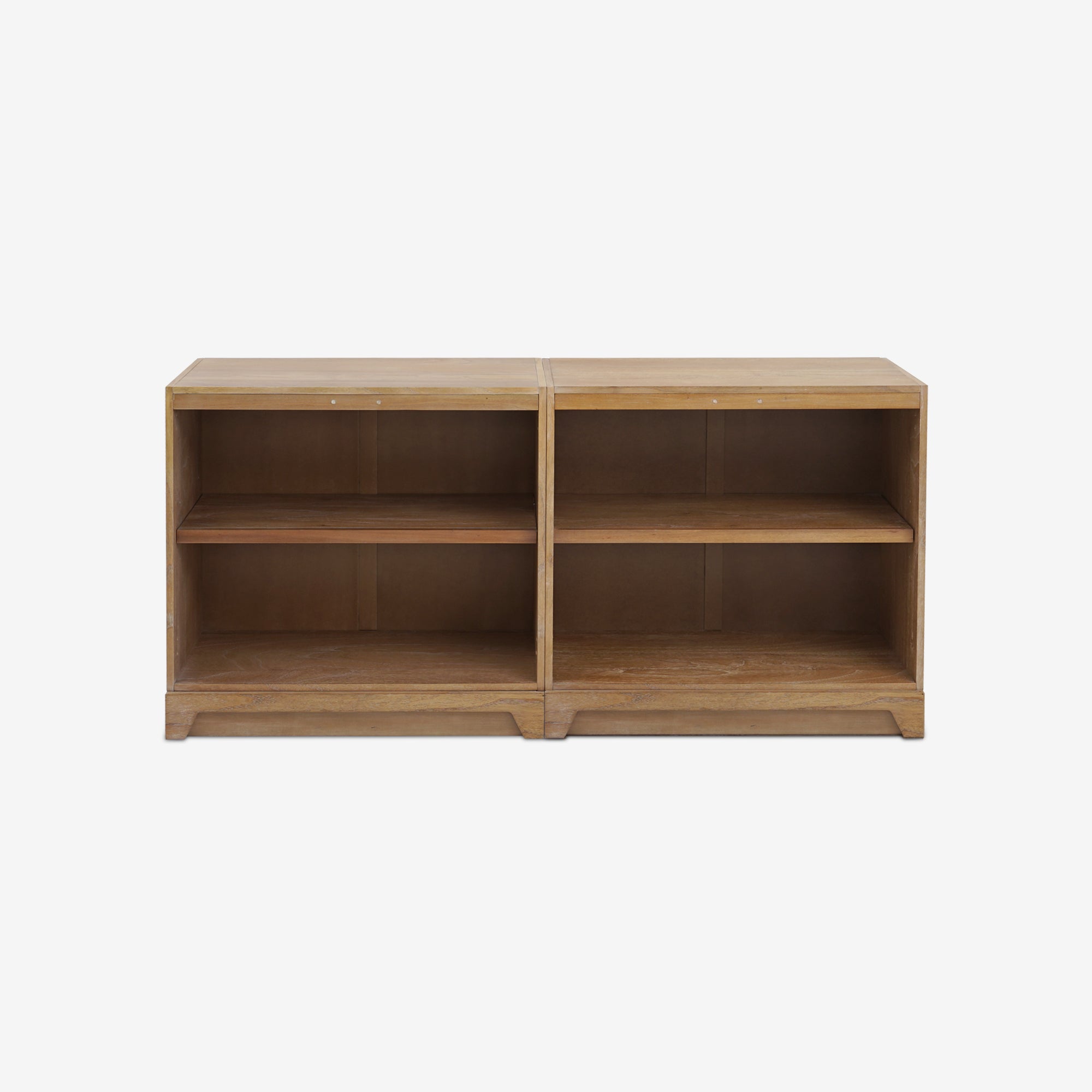 Natural Anira Modular Cabinet Side by Side 2 Piece Set