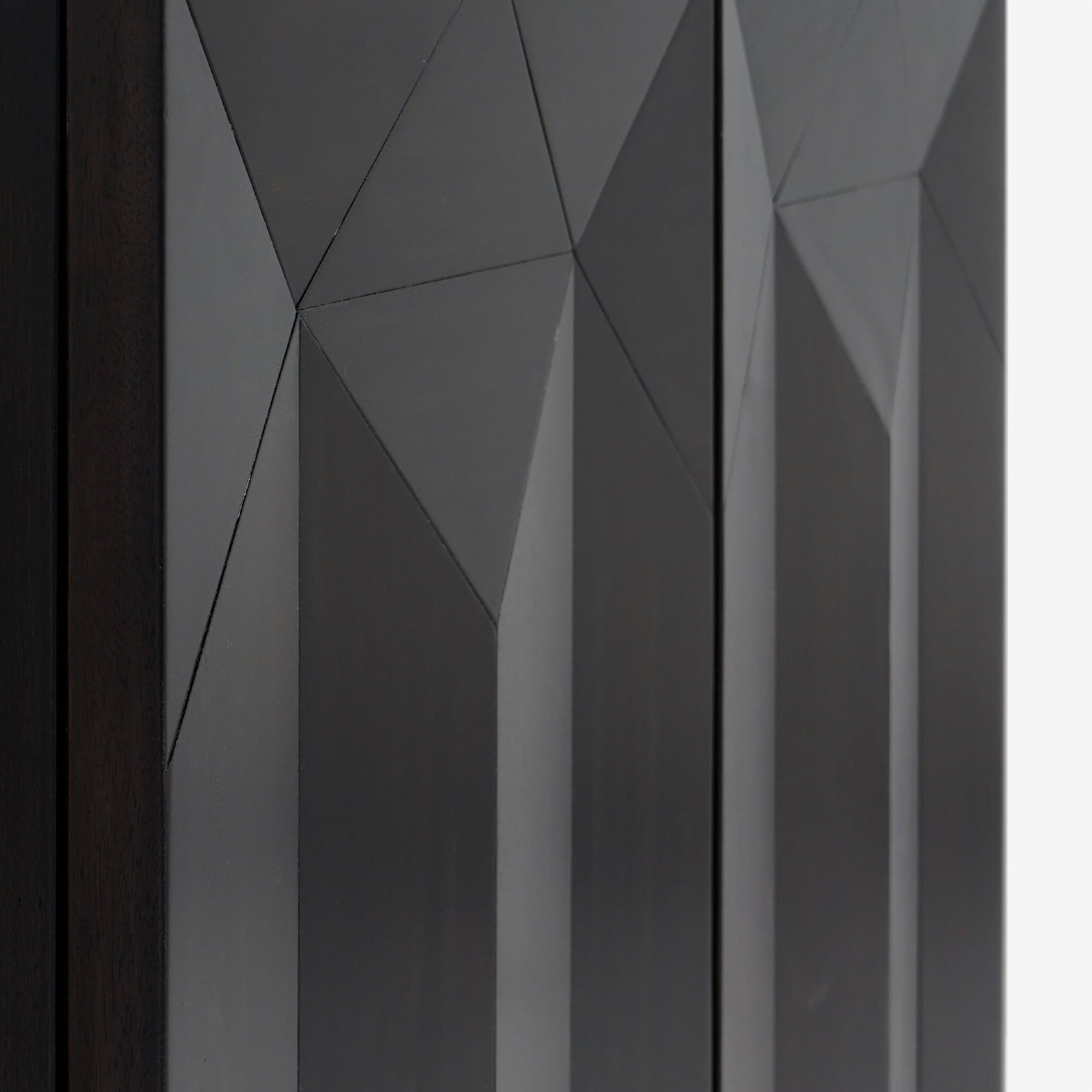 Black Averi Modular Cabinet Close up