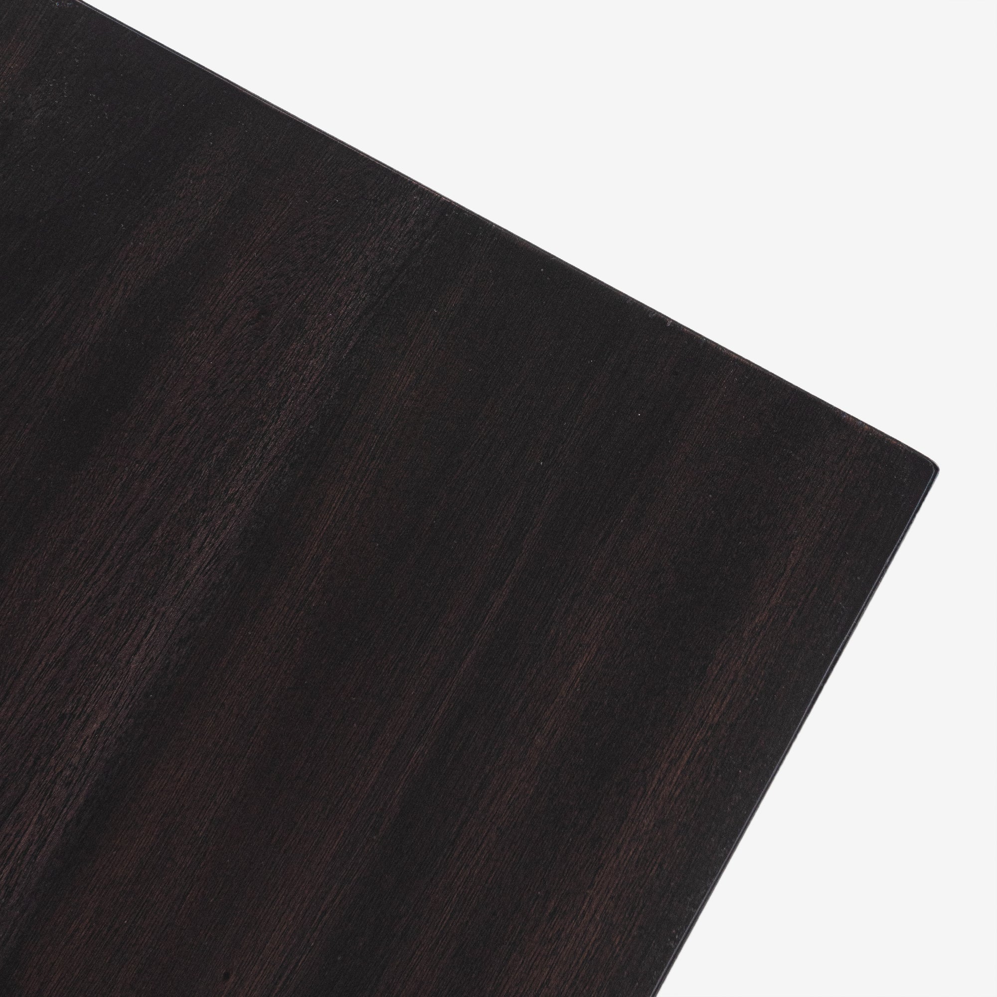 Top View Black Liora 41 Rattan Console Table