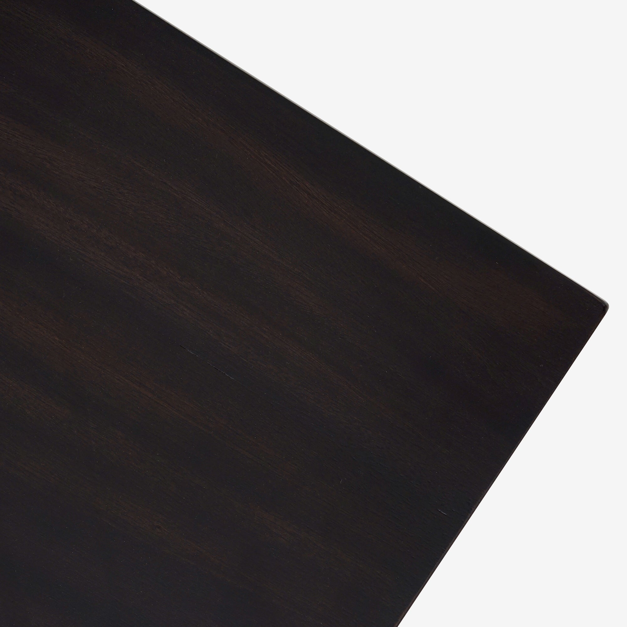 Top View Black Liora 45 Rattan Bench