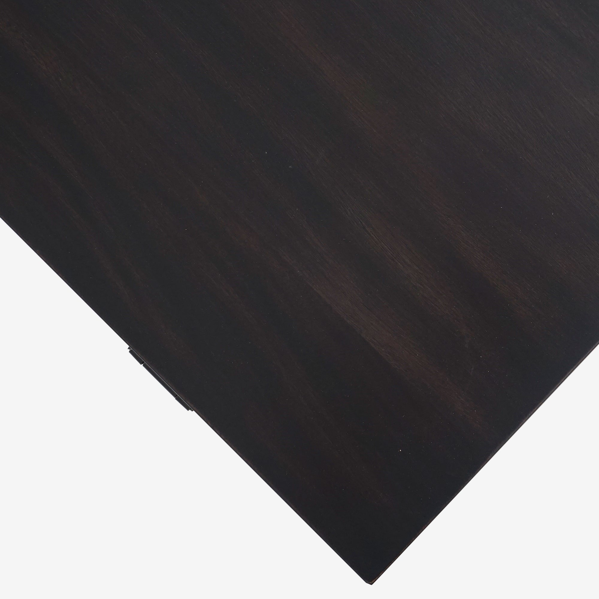 Top VIew Black Mira 42 Scalloped Storage Bench