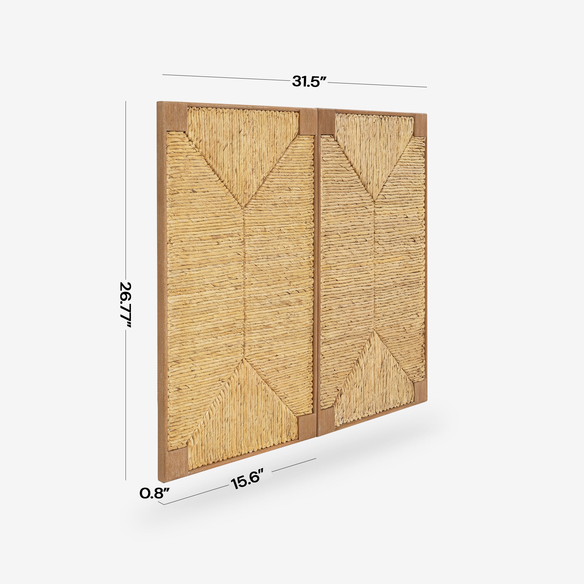 Kolena - 31.5" Banana Modular Cabinet Doors, Natural