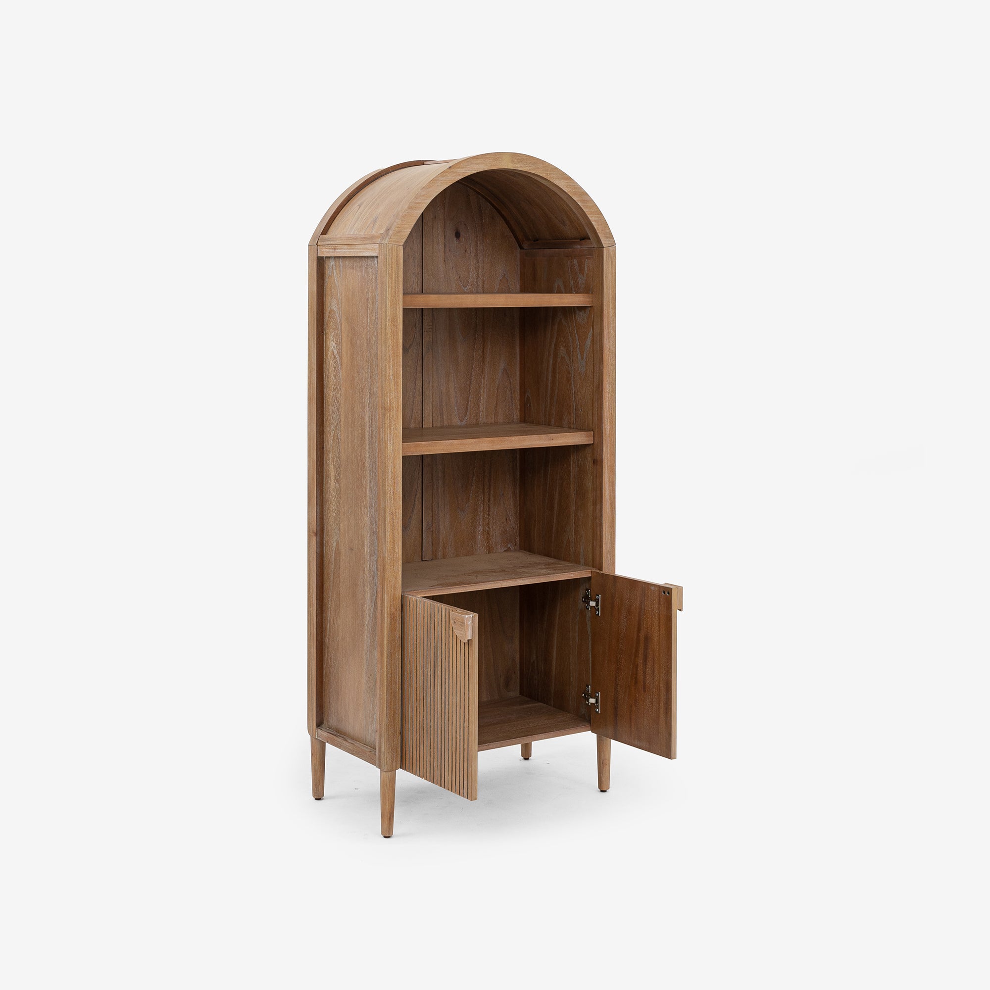 Javon - Arched Display Cabinet, Natural