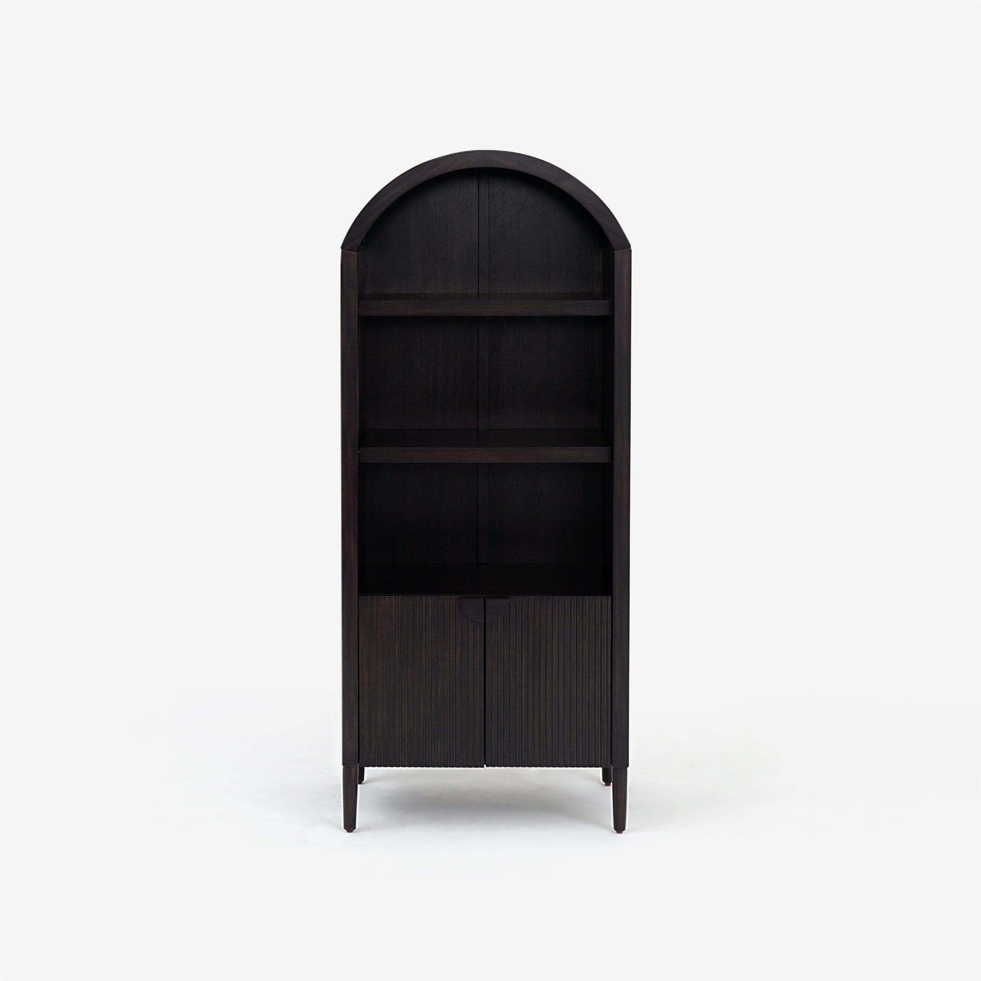 Javon - Arched Display Cabinet, Black