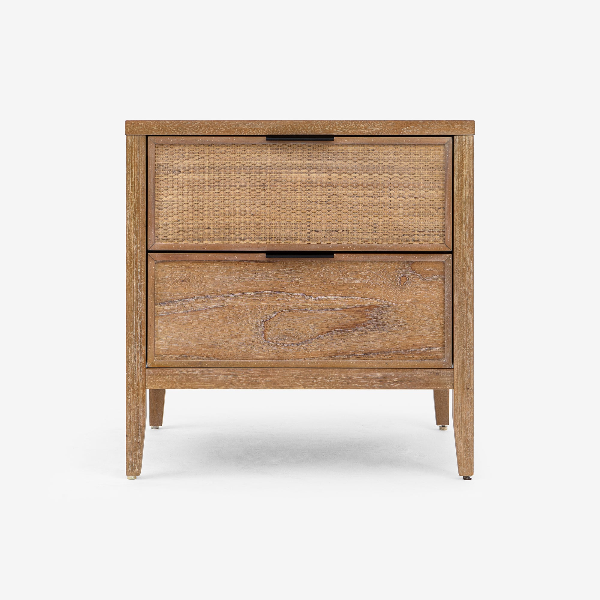 Kalana - 2-Drawer Rattan Nightstand, Natural