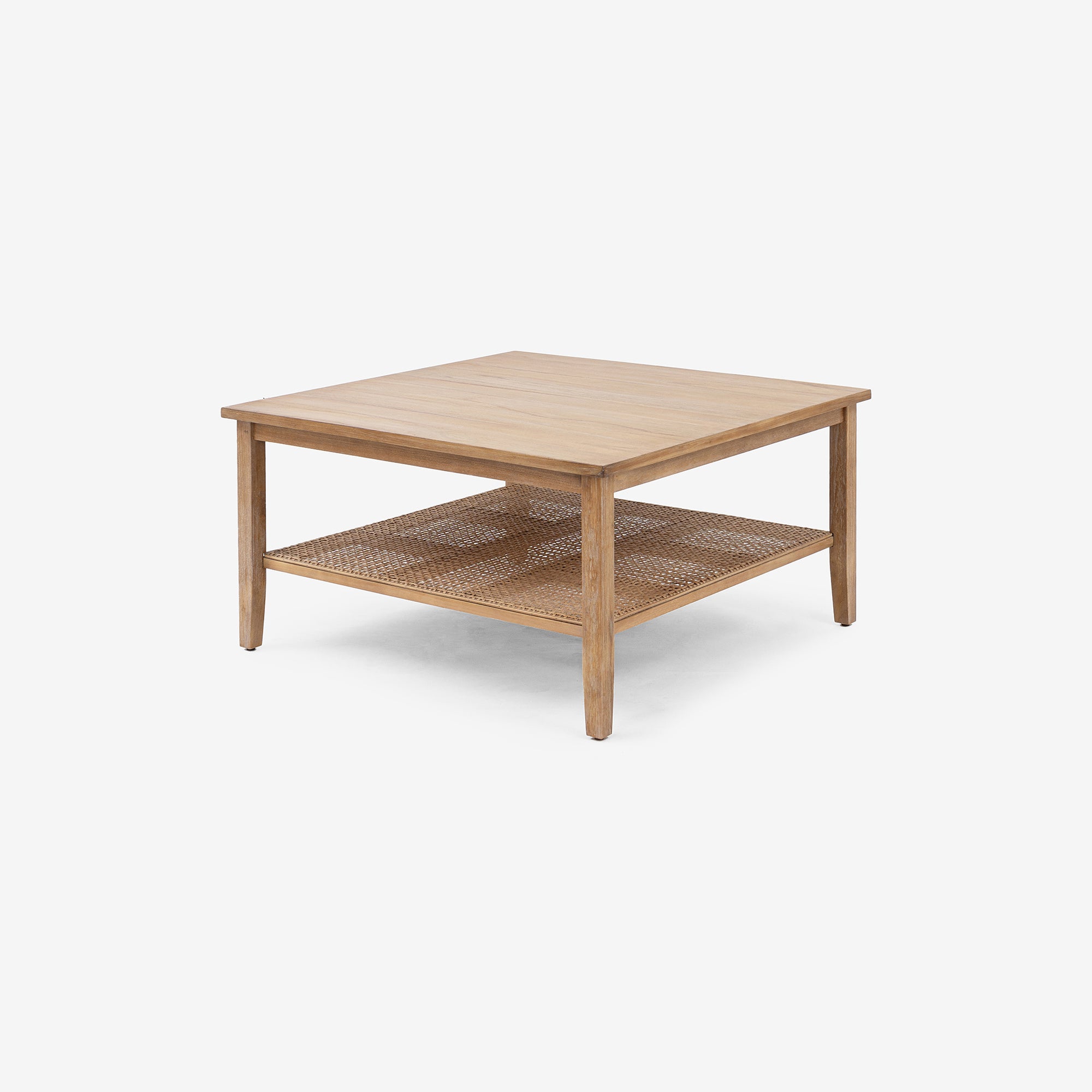 Liora - Square Rattan Coffee Table, Natural