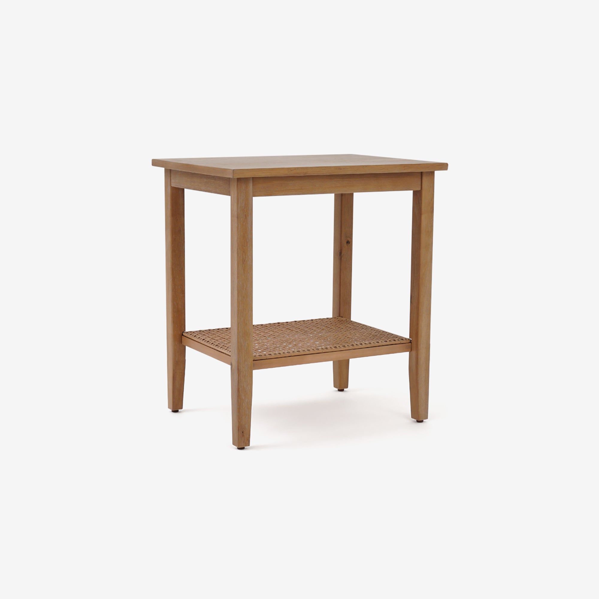 Liora - Rectangular Rattan Accent Table, Natural