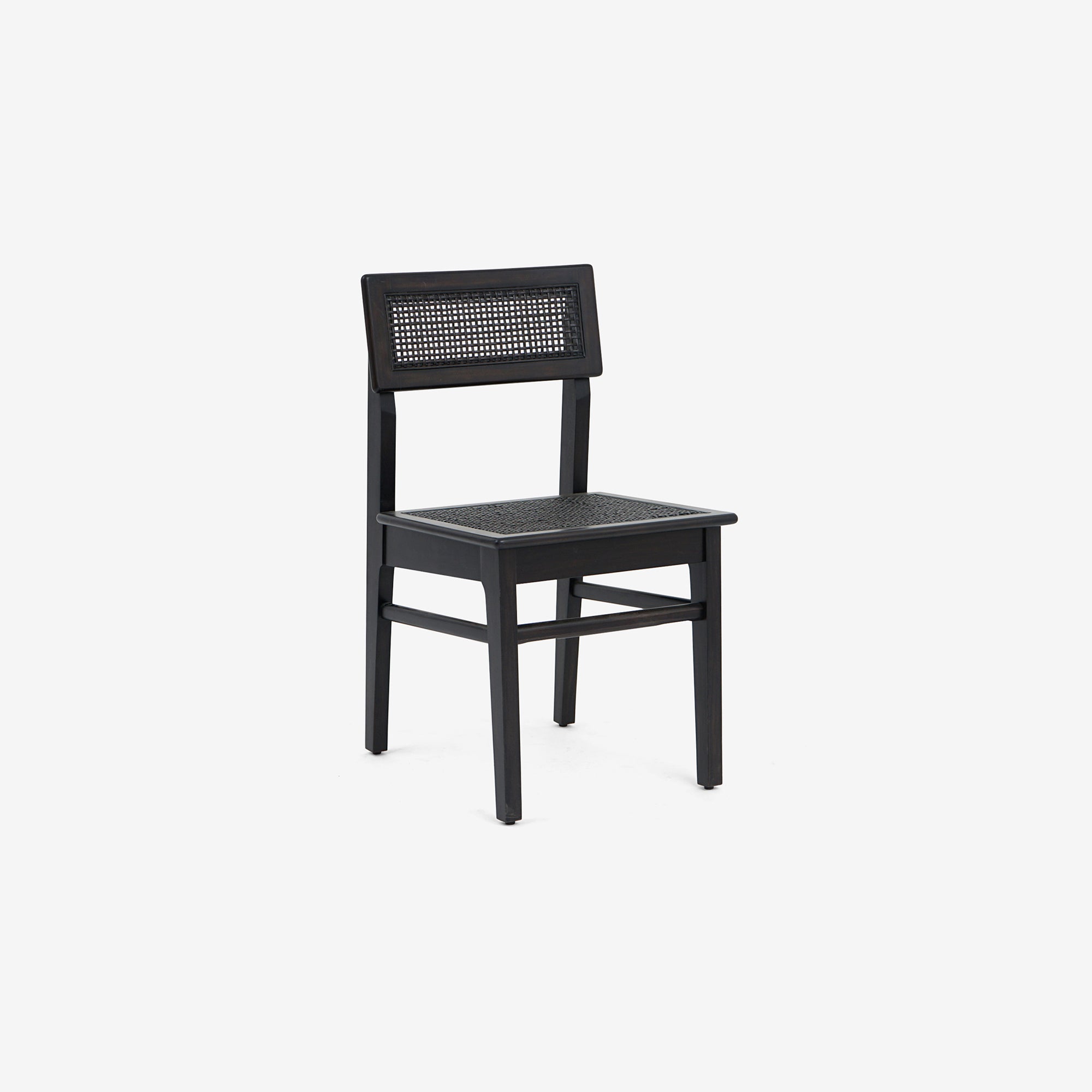 Liora - Rattan Dining Chair Set, Black