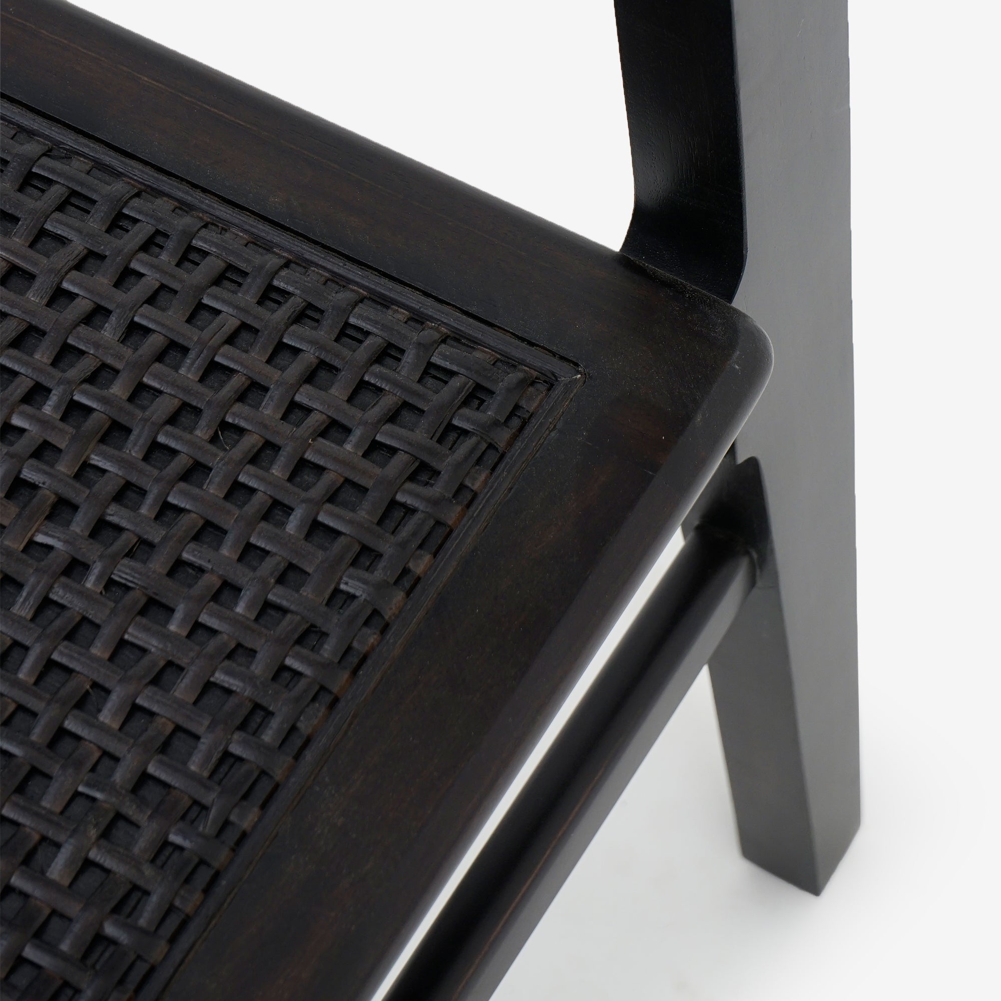 Liora - Rattan Dining Chair Set, Black