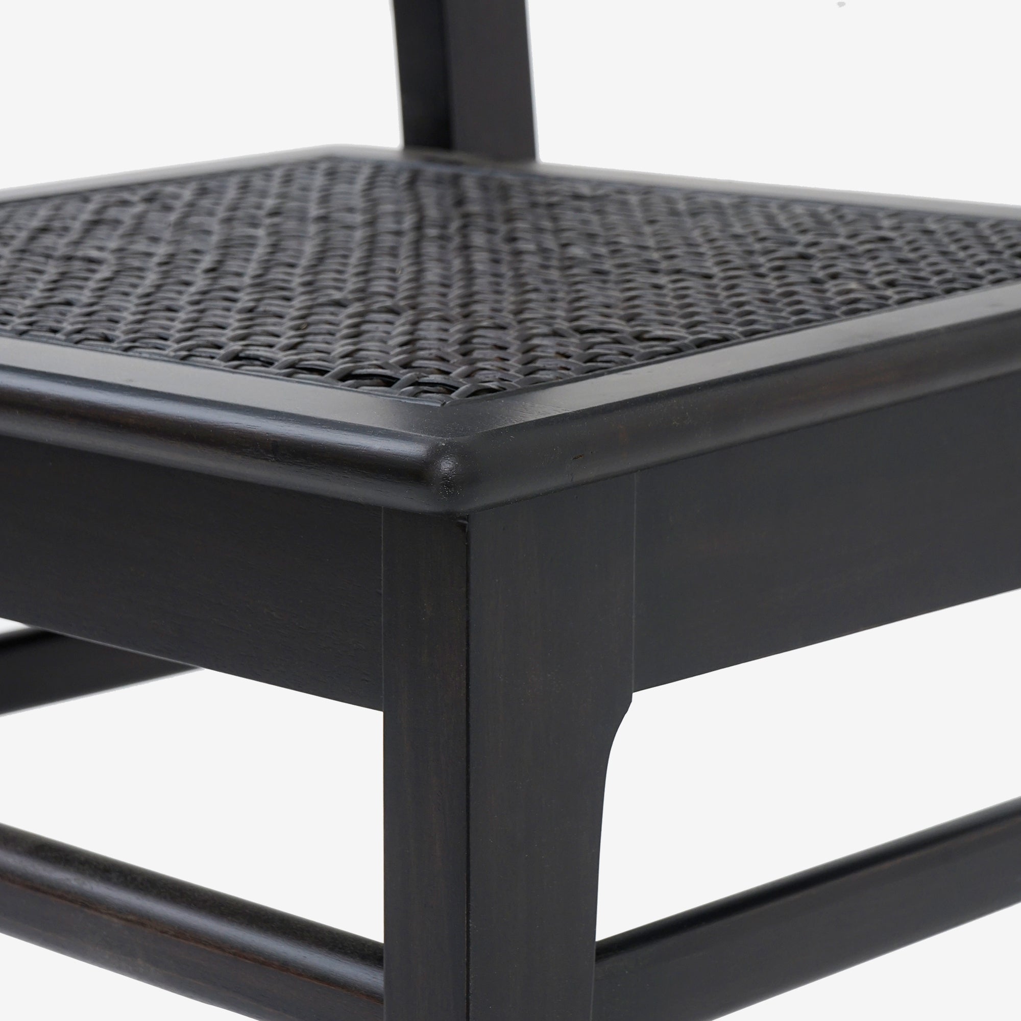 Liora - Rattan Dining Chair Set, Black