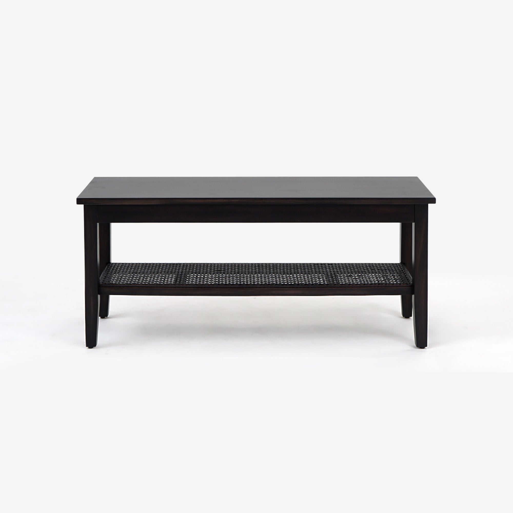 Liora - 45" Rattan Bench, Black