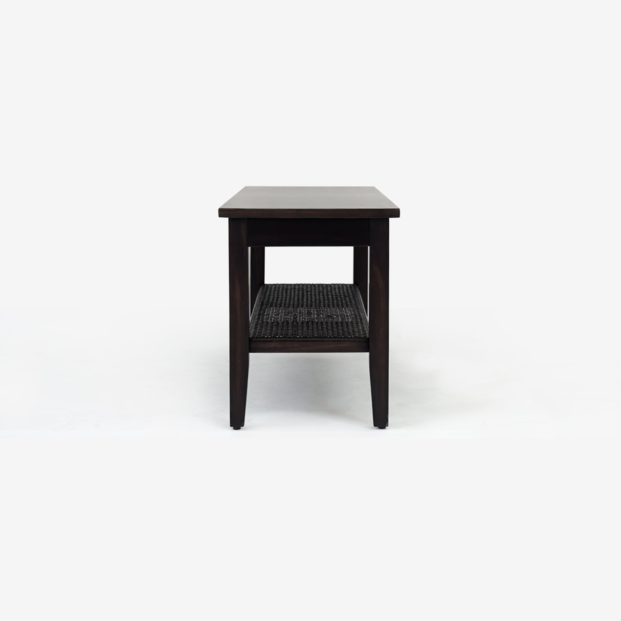 Liora - 45" Rattan Bench, Black