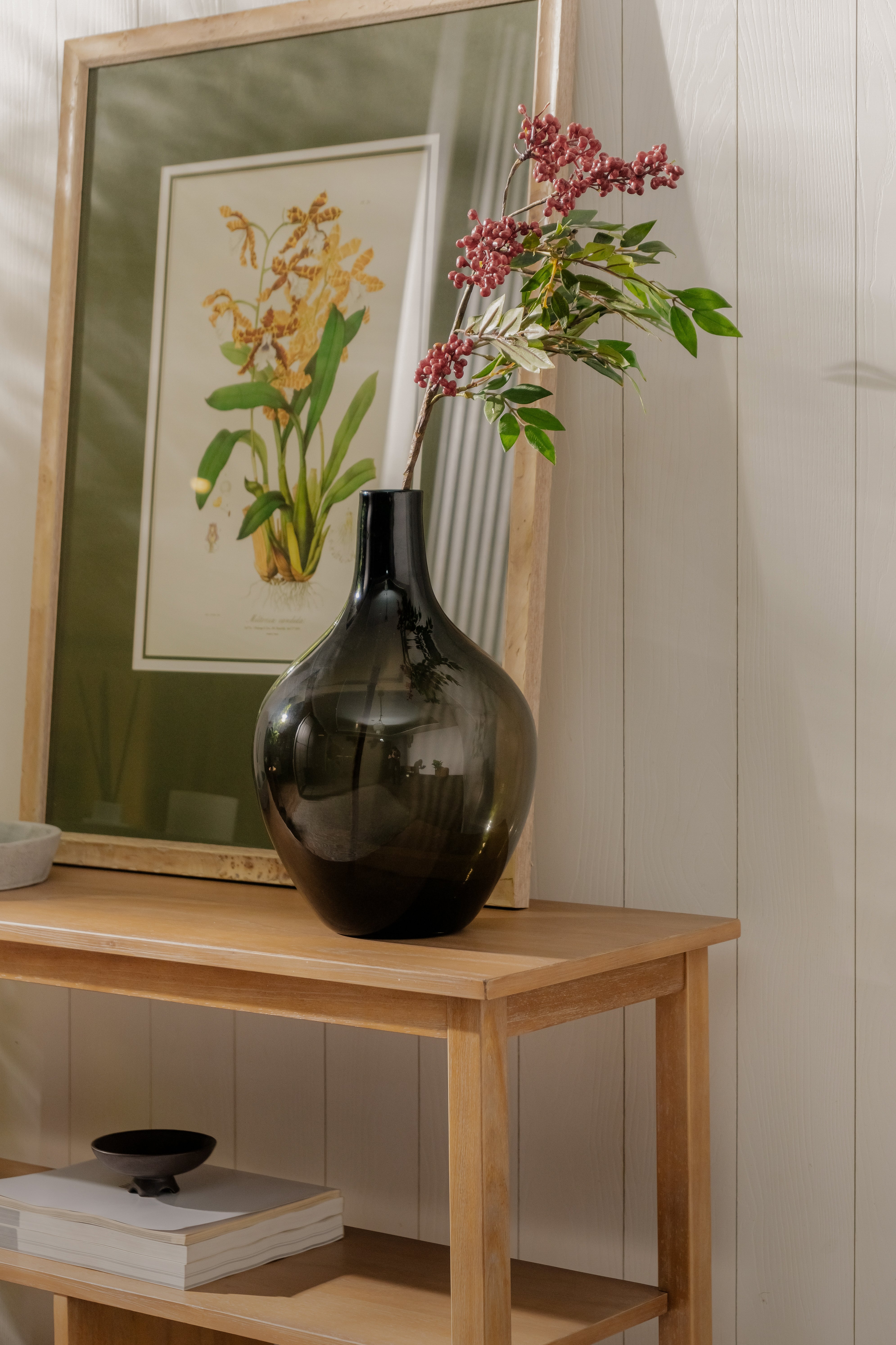 Liora - 41" Rattan Console Table, Natural