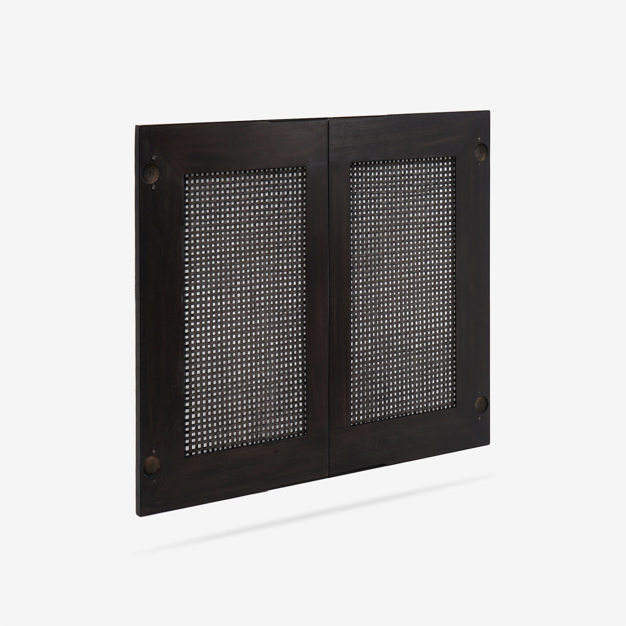 Liora - 31.5" Rattan Modular Cabinet Doors, Black