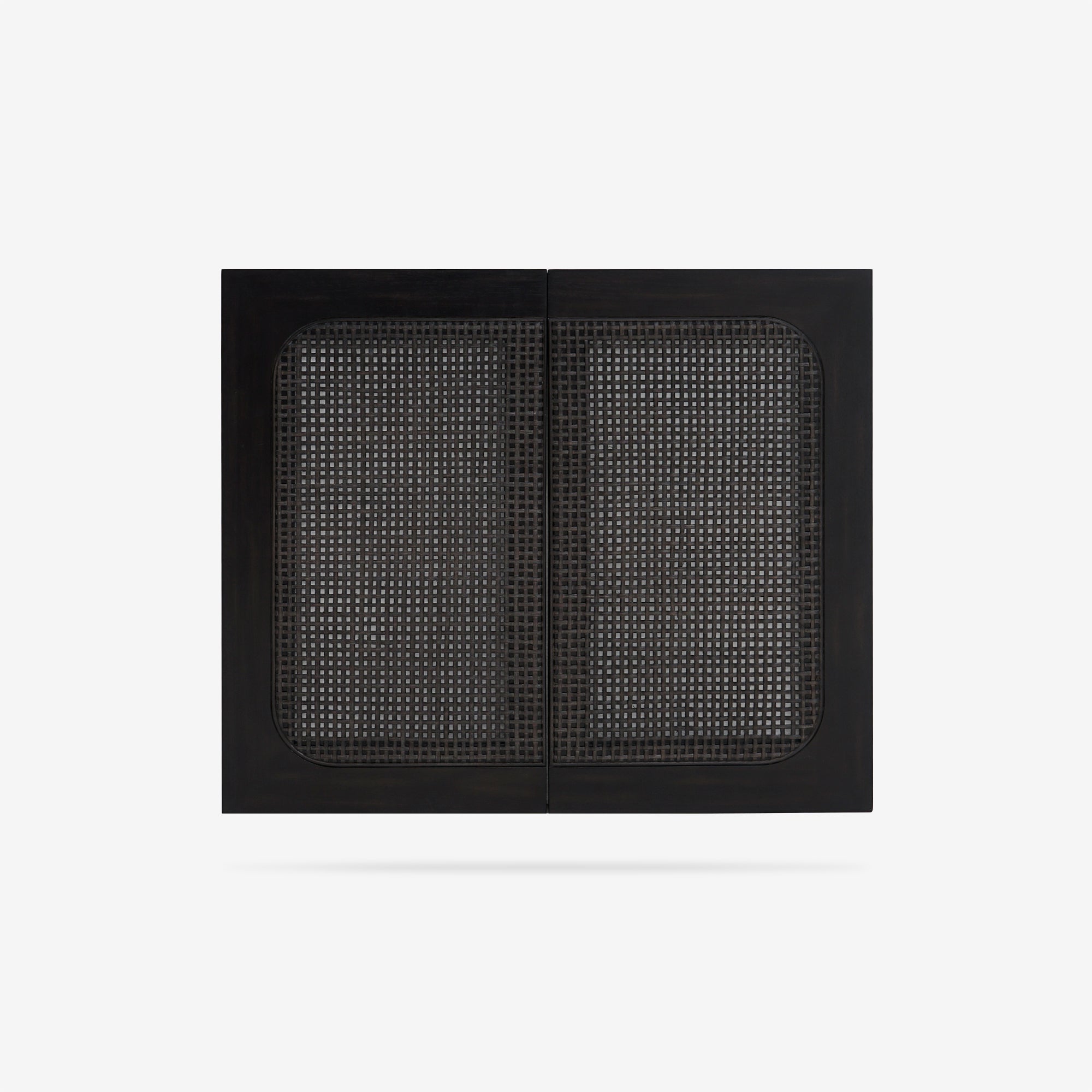 Liora - 31.5" Rattan Modular Cabinet Doors, Black