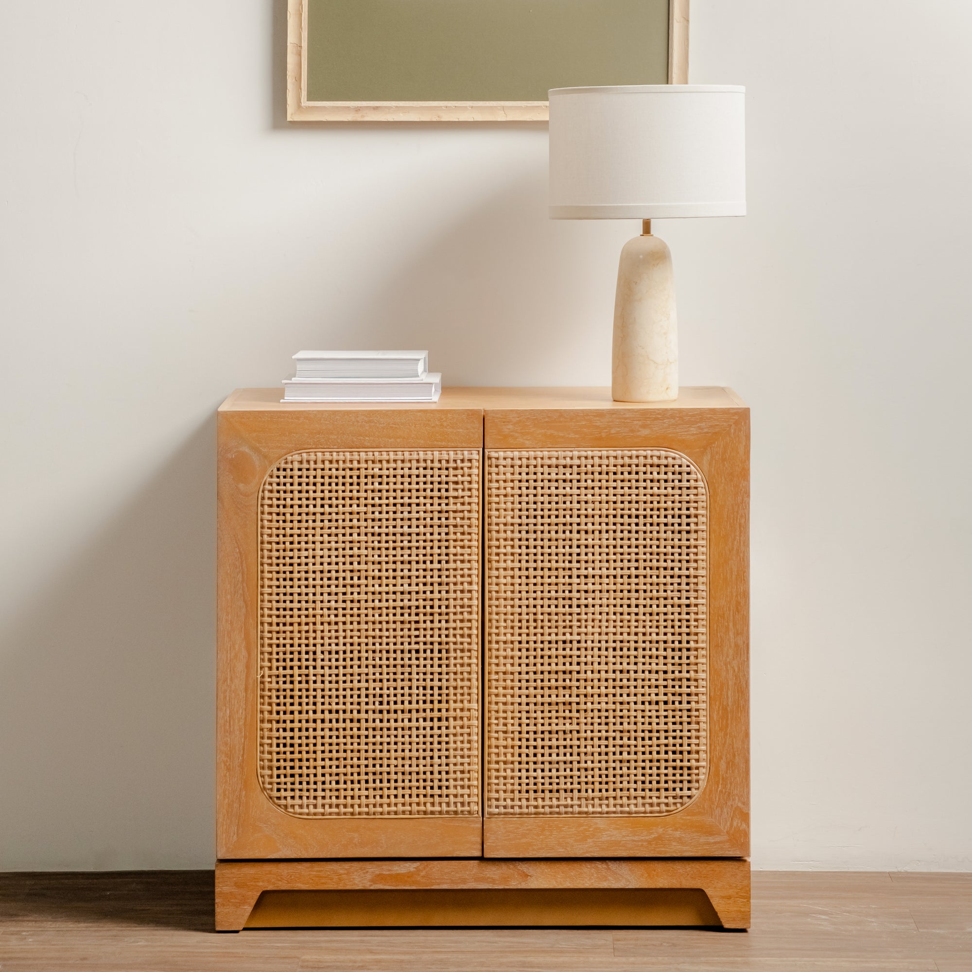 Liora - 31.5" Rattan Modular Cabinet, Natural
