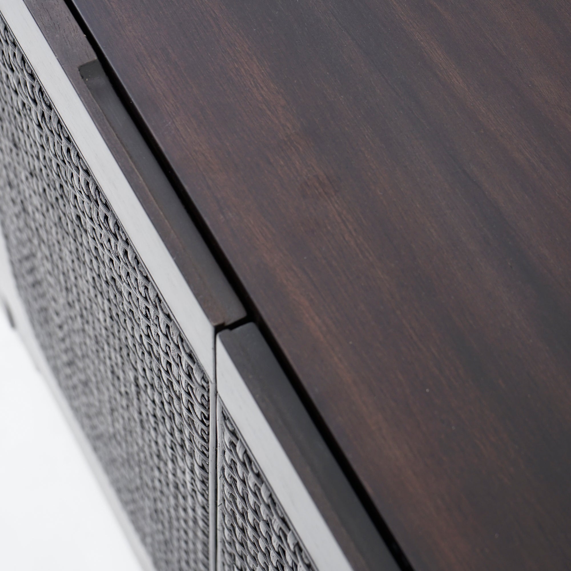 Liora - 31.5" Rattan Modular Cabinet, Black