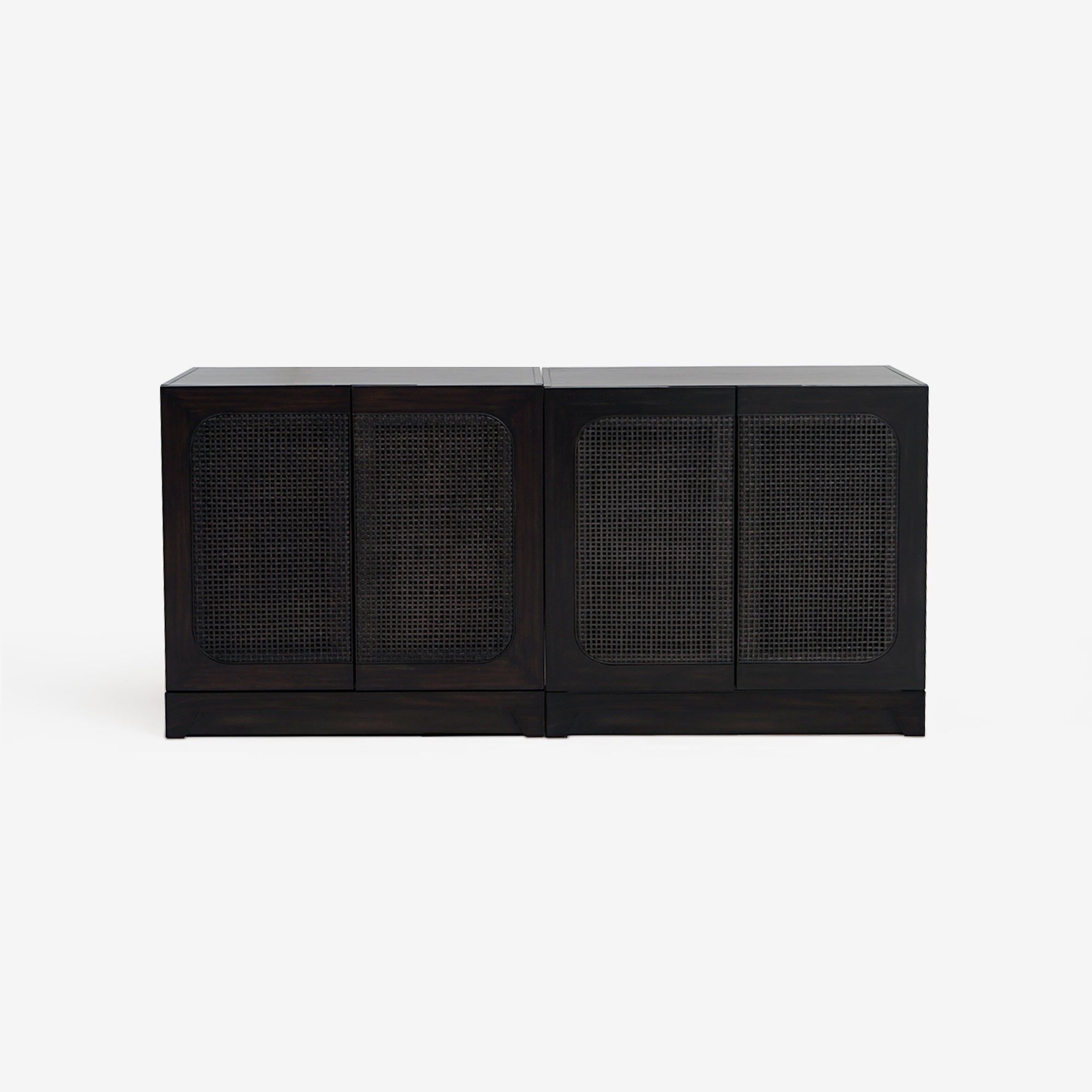 Liora - 31.5" Rattan Modular Cabinet, Black