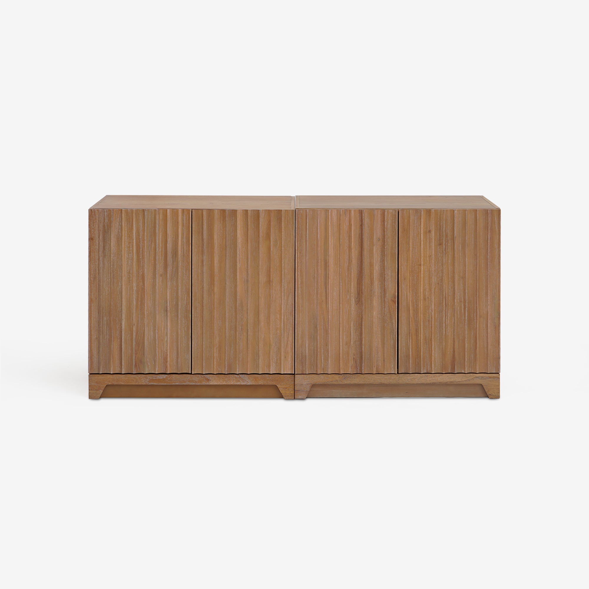Mira - 31.5" Scalloped Modular Cabinet, Natural