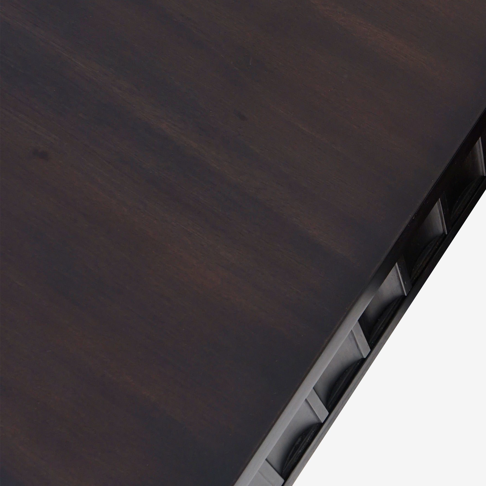 Mira - 72" x 30" Scalloped Dining Table, Black