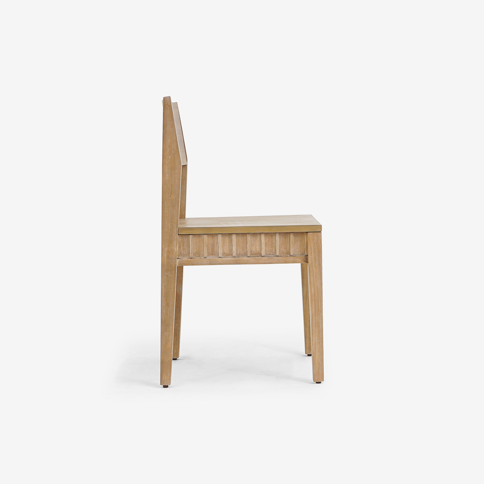 Mira - Scalloped Dining Chair Set, Natural