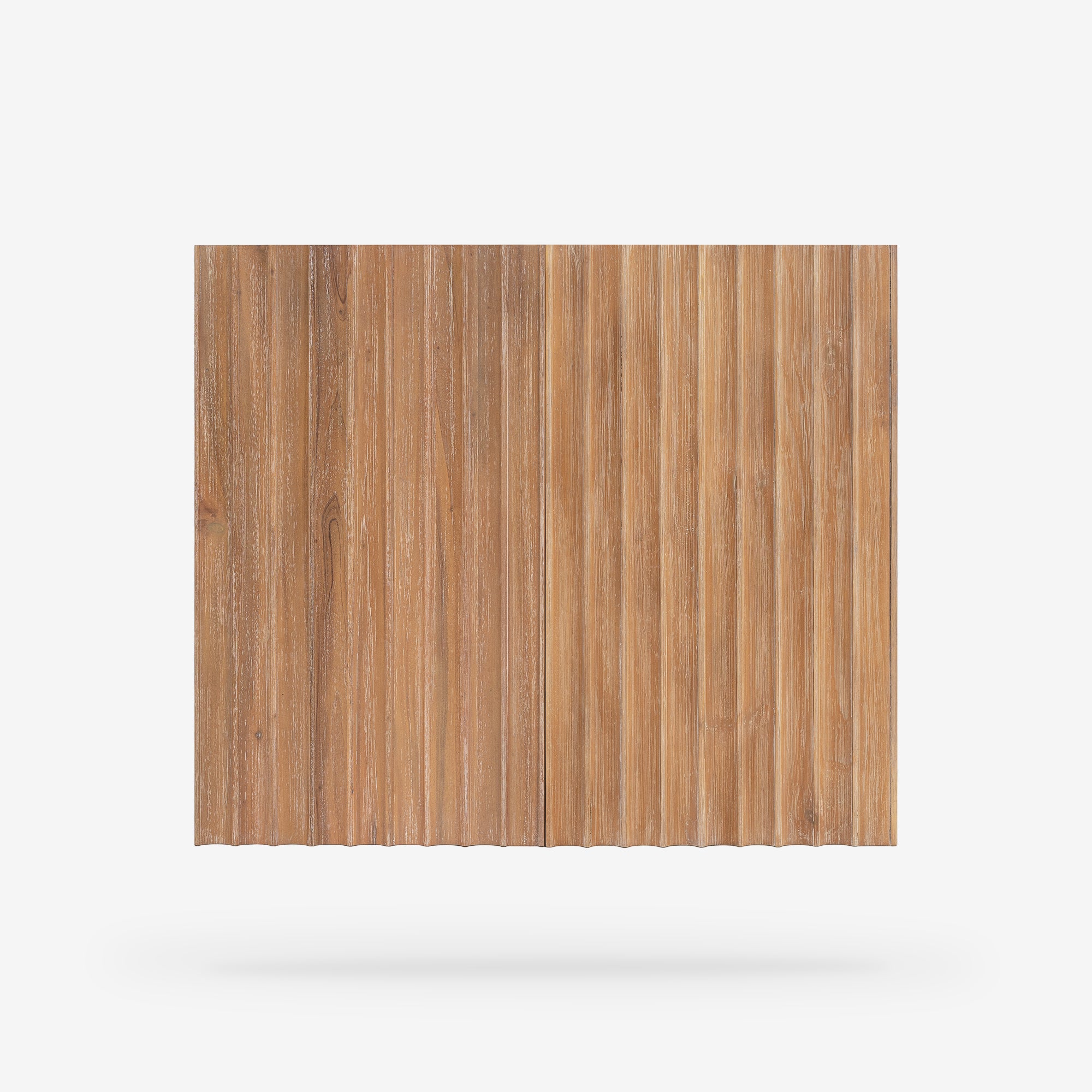 Mira - 31.5" Scalloped Modular Cabinet Doors, Natural