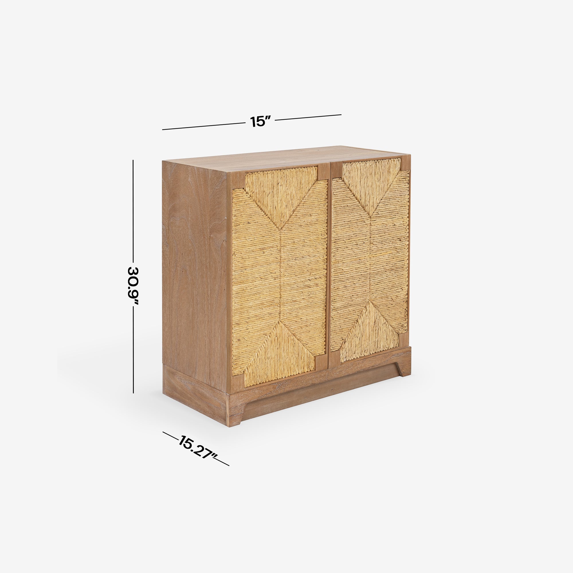 Natural Kolena 31.5 Banana Modular Cabinet Detail dimension