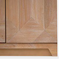 Averi - 31.5" Geometric Modular Cabinet, Natural