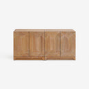 Averi - 31.5" Geometric Modular Cabinet, Natural