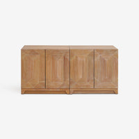 Averi - 31.5" Geometric Modular Cabinet, Natural