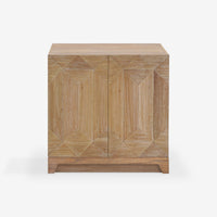 Averi - 31.5" Geometric Modular Cabinet, Natural