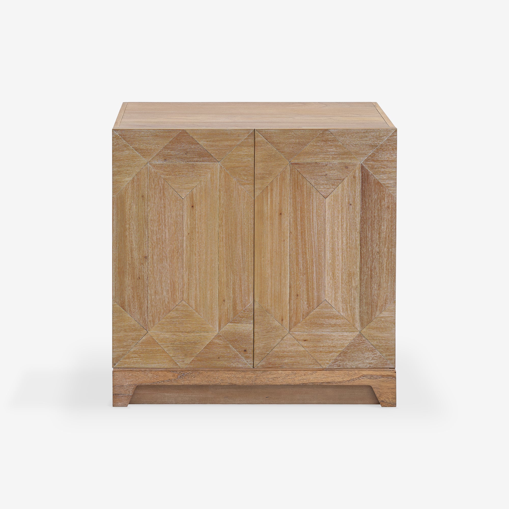 Averi - 31.5" Geometric Modular Cabinet, Natural