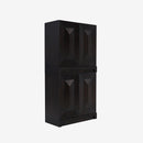 Averi - 31.5" Geometric Modular Cabinet, Black