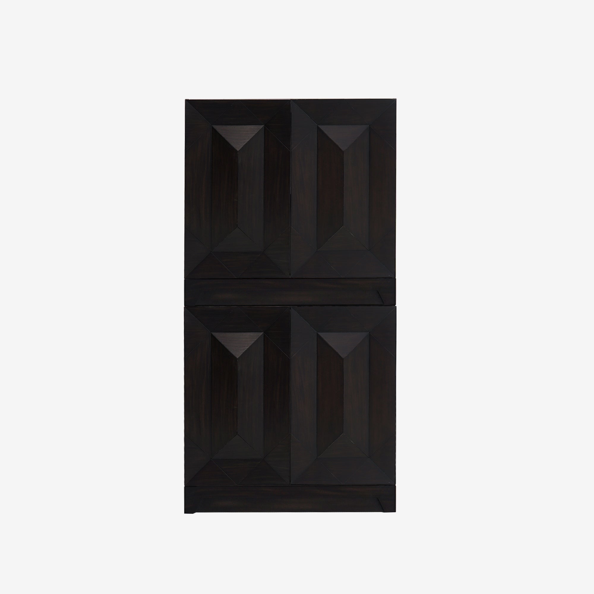 Averi - 31.5" Geometric Modular Cabinet, Black