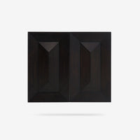 Averi - 31.5" Geometric Modular Cabinet Doors, Black