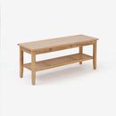 Bench with shelf Rattan