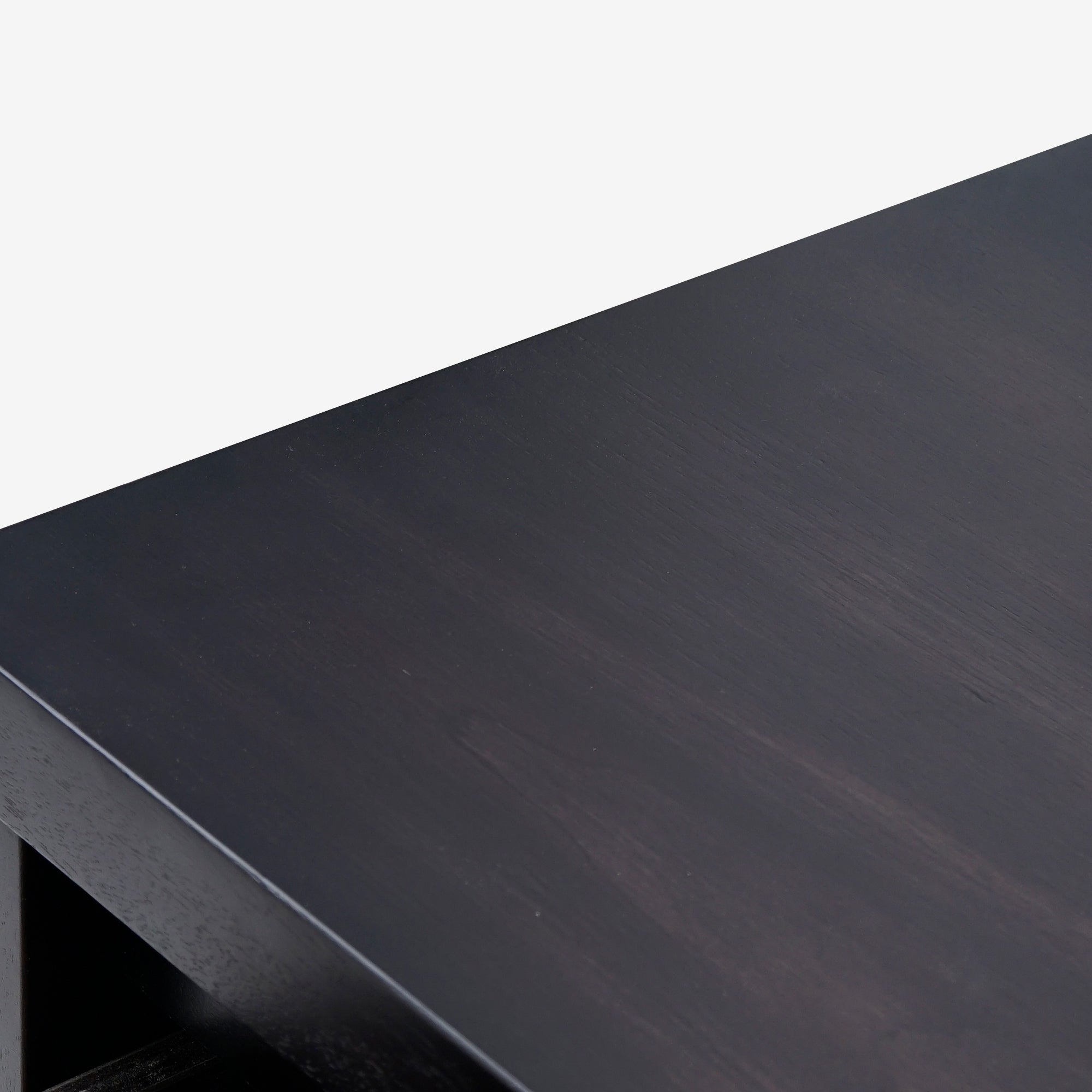 Black Kalana 6 Drawer Rattan Dresser top view