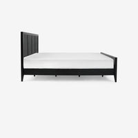 Black Kalana Queen Rattan Bed side view