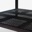 Detail Shelf Black Liora Square Rattan Coffee Table