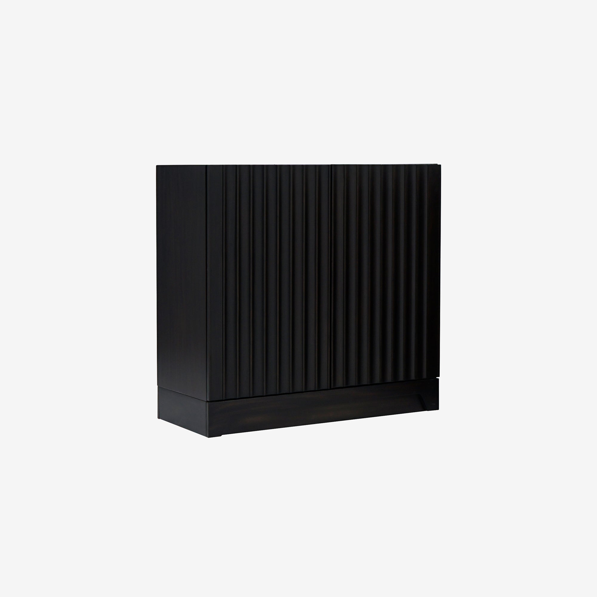 Mira - 31.5" Scalloped Modular Cabinet, Black