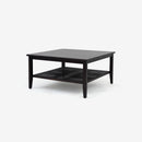 Square Coffee table with Shelf Rattan