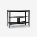 Console Table with Shelf Rattan