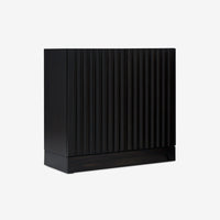 NEW! Mira - 31.5" Scalloped Modular Cabinet, Black