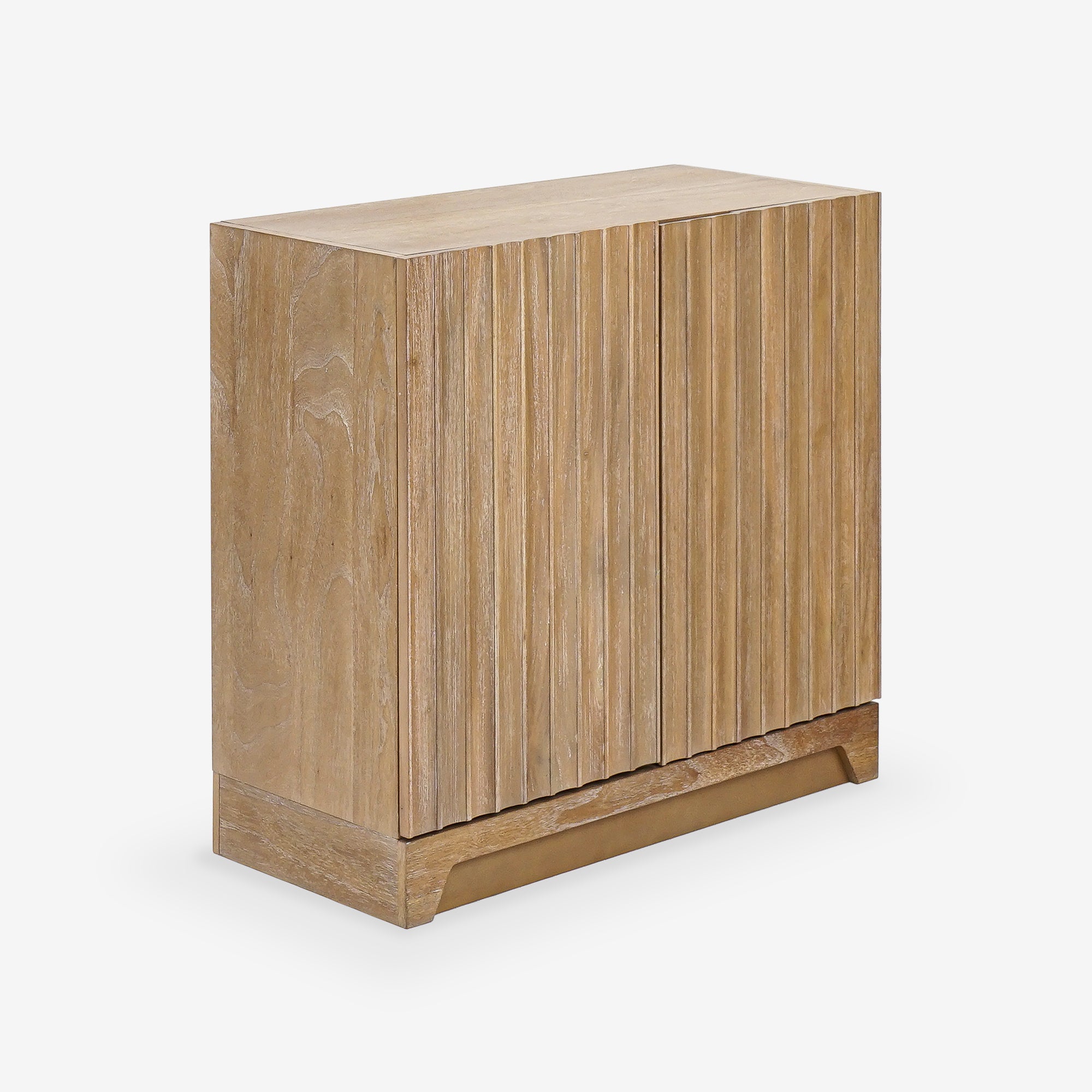NEW! Mira - 31.5" Scalloped Modular Cabinet, Natural