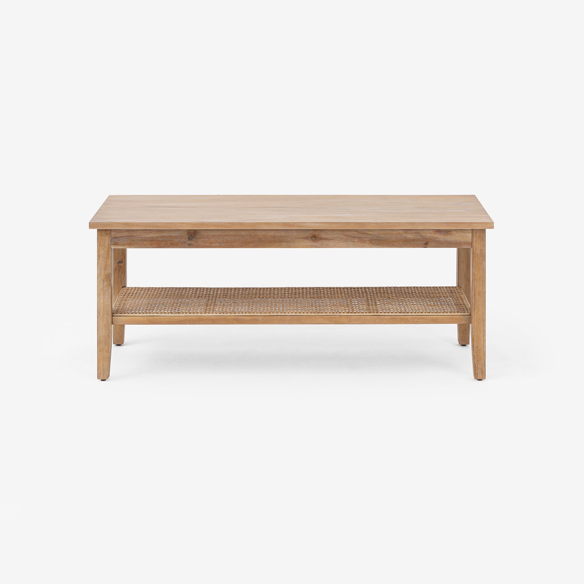 Bench with shelf Rattan