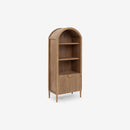Javon - Arched Display Cabinet, Natural