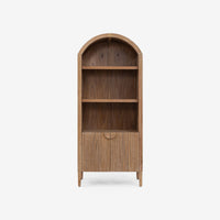 Javon - Arched Display Cabinet, Natural