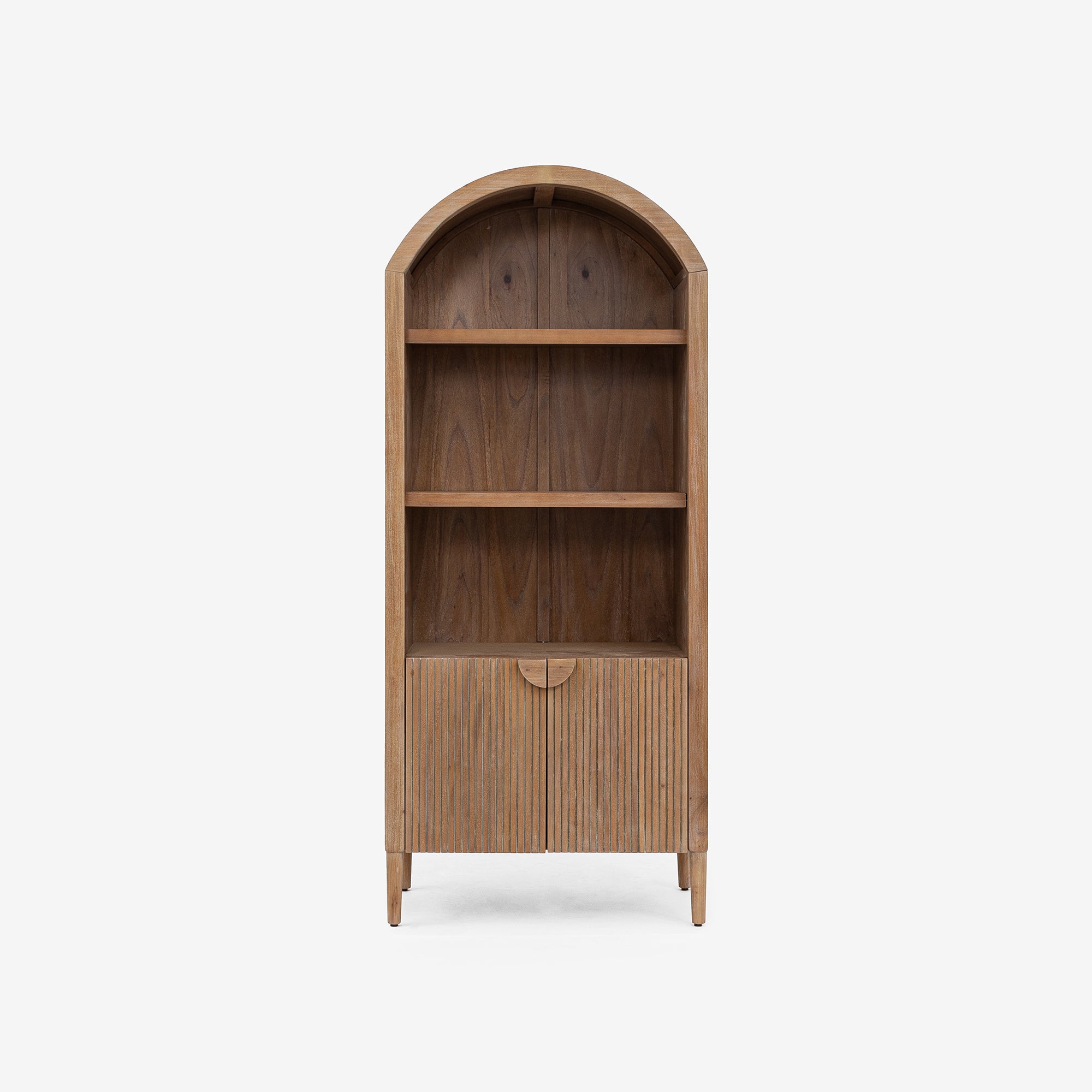 Javon - Arched Display Cabinet, Natural