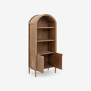 Javon - Arched Display Cabinet, Natural