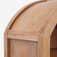 Javon - Arched Display Cabinet, Natural